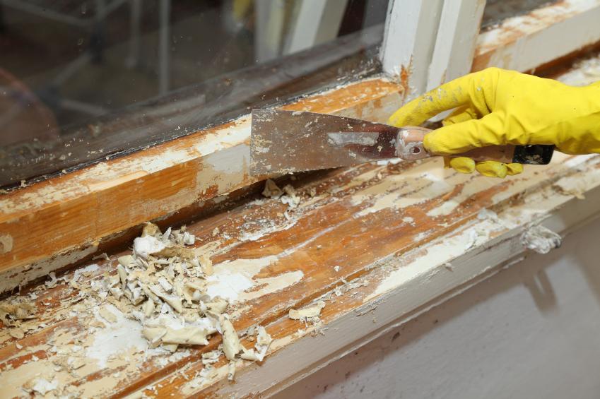 фото ремонта деревянного окна